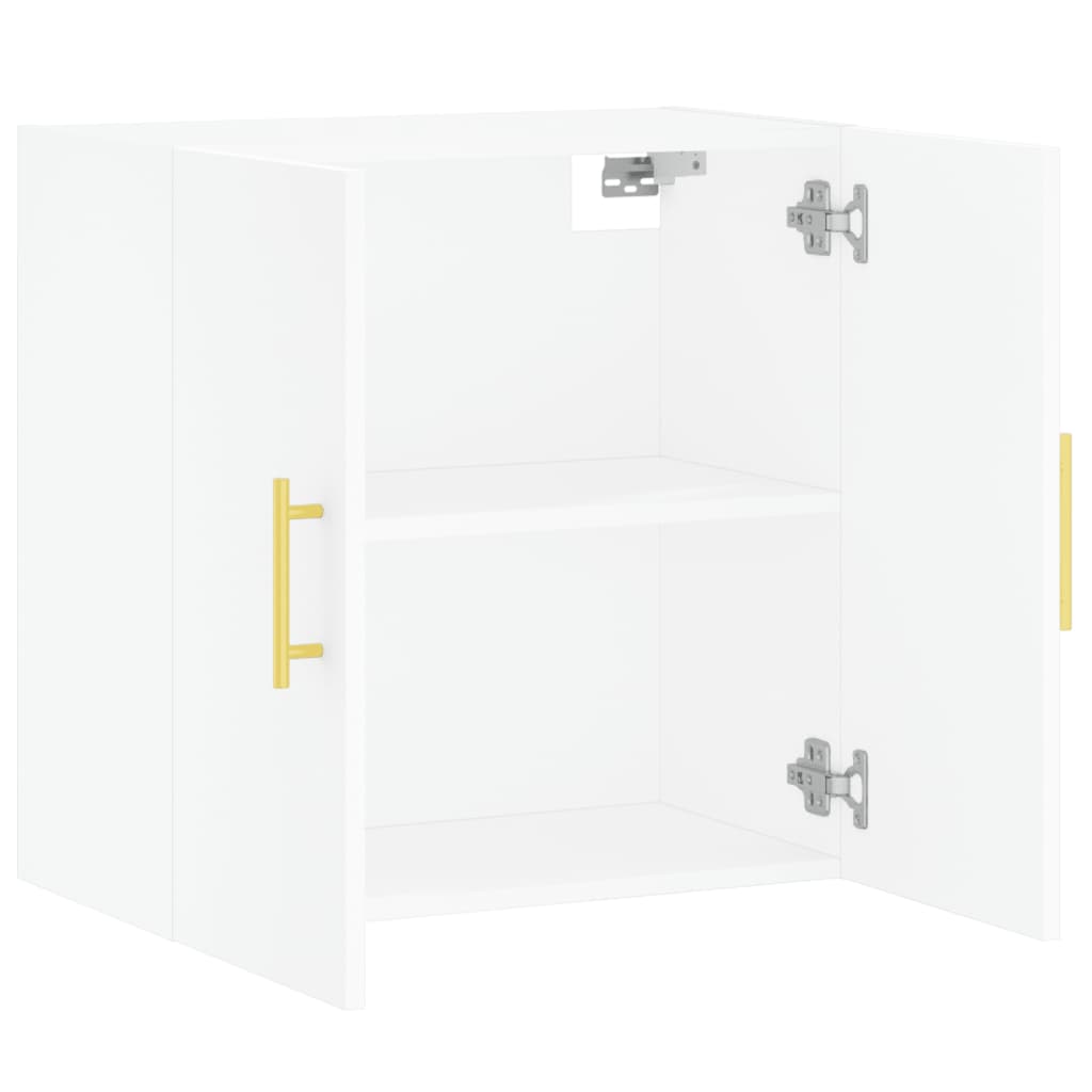 Armoire murale blanche 60x31x60 cm en bois