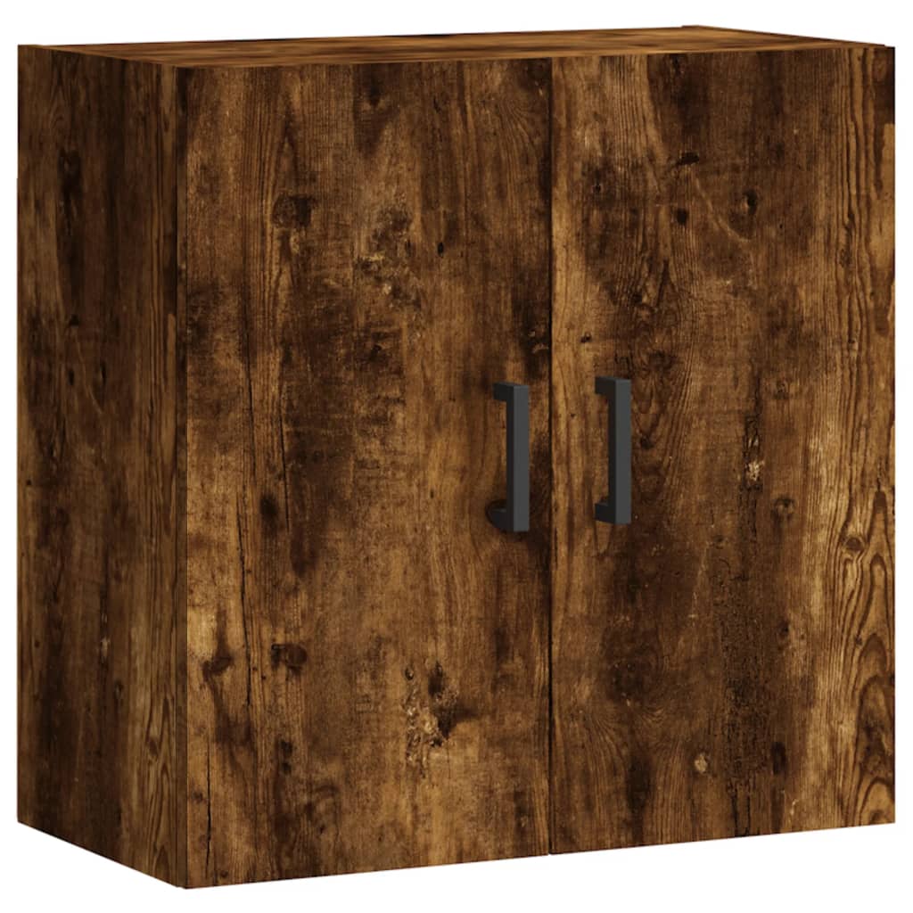 Armoire murale chêne fumé 60x31x60 cm matériau bois