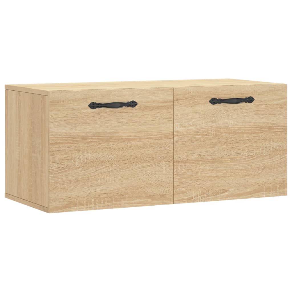 Wandschrank Sonoma-Eiche 80x36,5x35 cm Holzwerkstoff