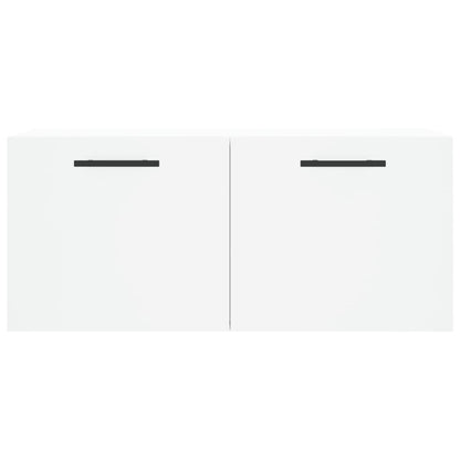 Wandschrank Weiß 80x36,5x35 cm Holzwerkstoff