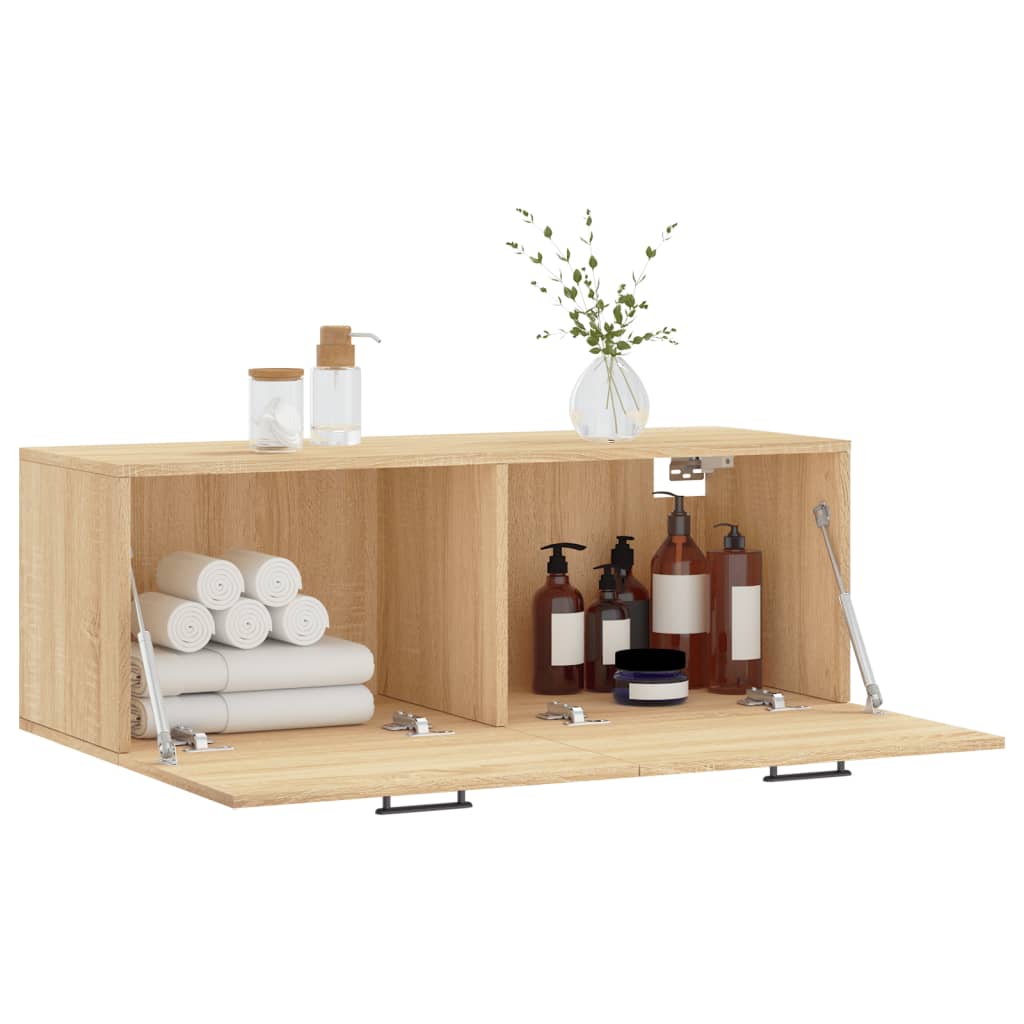Wandschrank Sonoma-Eiche 100x36,5x35 cm Holzwerkstoff