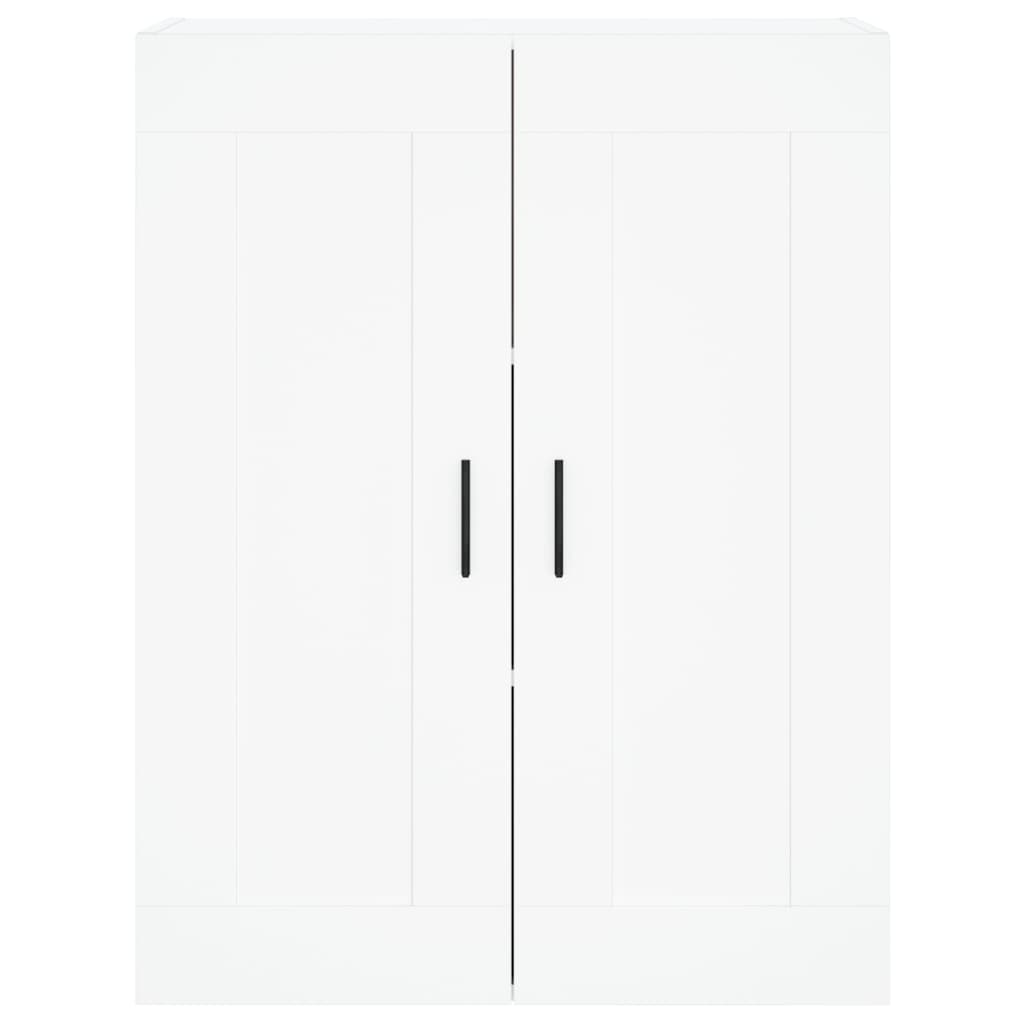 Armoire murale blanche 69,5x34x90 cm en bois