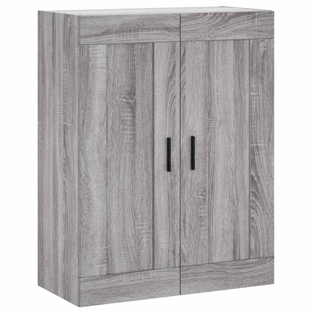 Armoire murale Sonoma grise 69,5x34x90 cm en bois