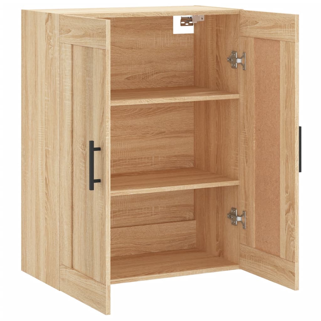 Armoire murale chêne Sonoma 69,5x34x90 cm matériau bois