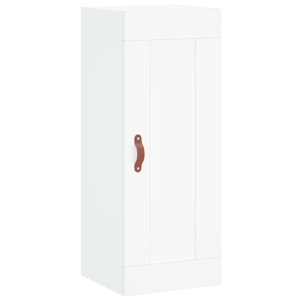 Armoire murale blanche 34,5x34x90 cm en bois