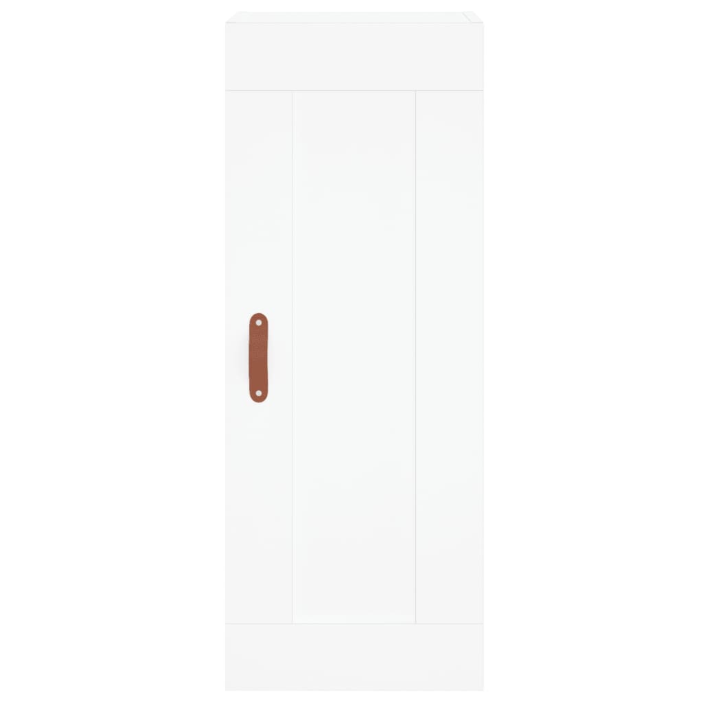 Armoire murale blanche 34,5x34x90 cm en bois