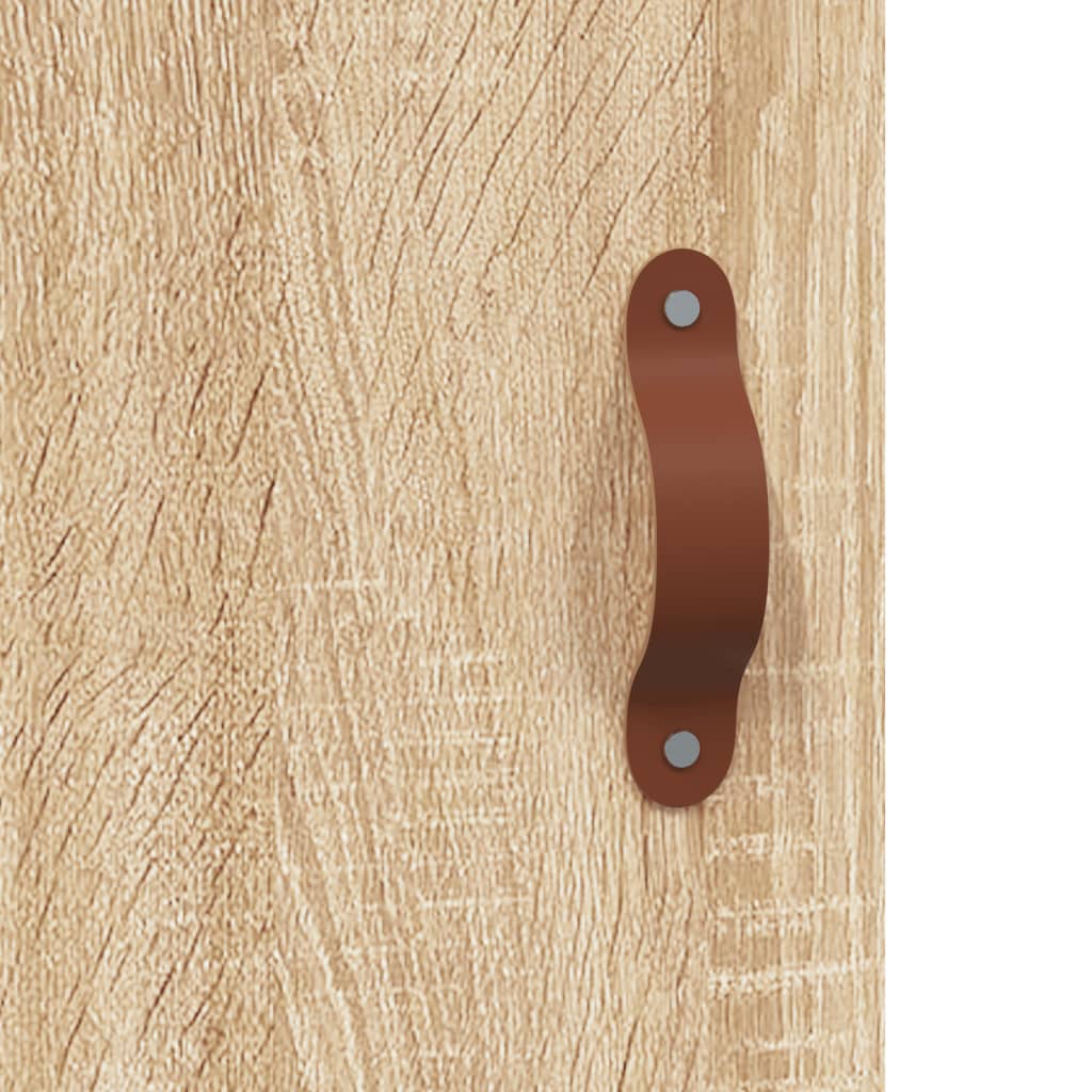 Wandschrank Sonoma-Eiche 34,5x34x90 cm Holzwerkstoff