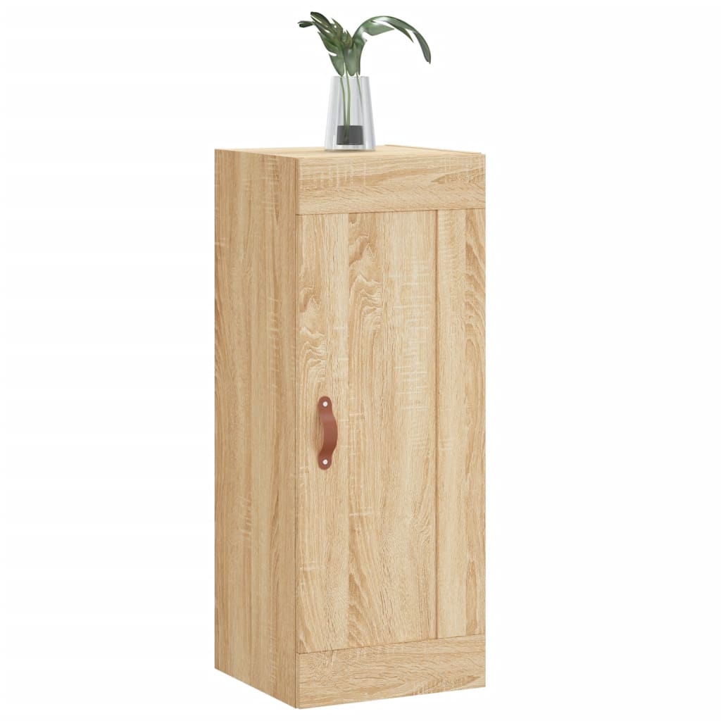 Wandschrank Sonoma-Eiche 34,5x34x90 cm Holzwerkstoff