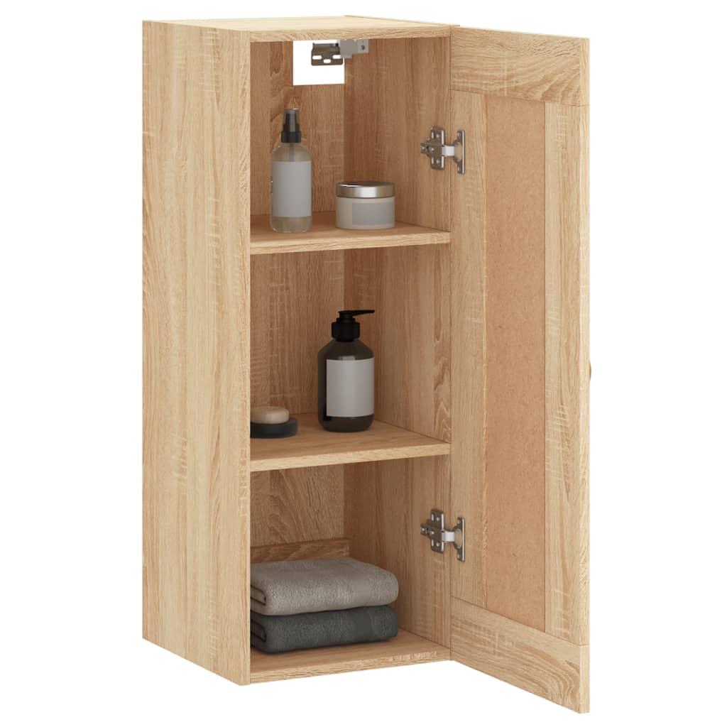 Wandschrank Sonoma-Eiche 34,5x34x90 cm Holzwerkstoff