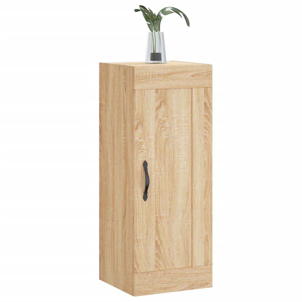 Wandschrank Sonoma-Eiche 34,5x34x90 cm Holzwerkstoff