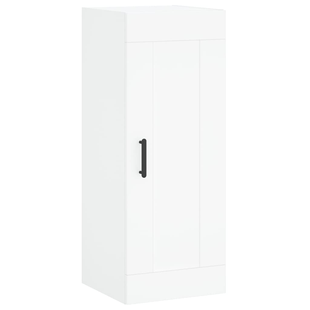 Armoire murale blanche 34,5x34x90 cm en bois