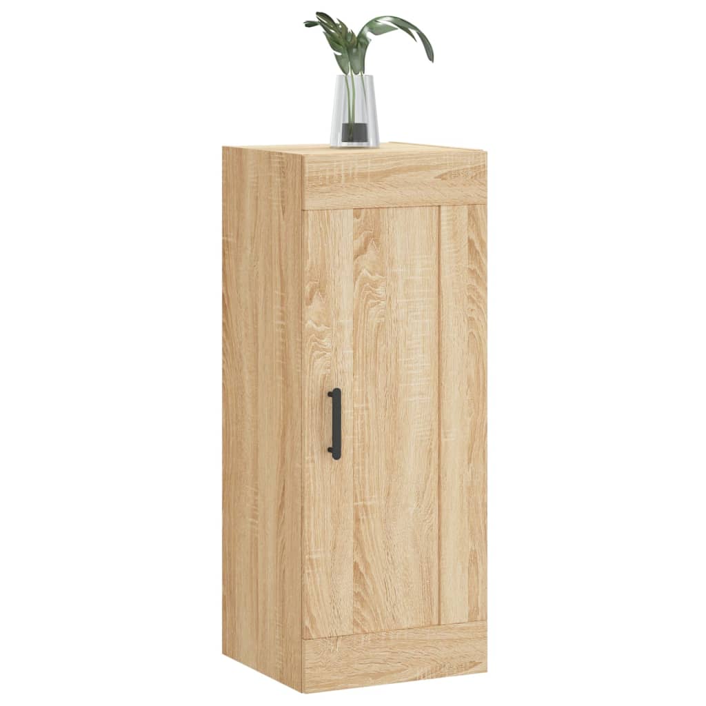Wandschrank Sonoma-Eiche 34,5x34x90 cm Holzwerkstoff