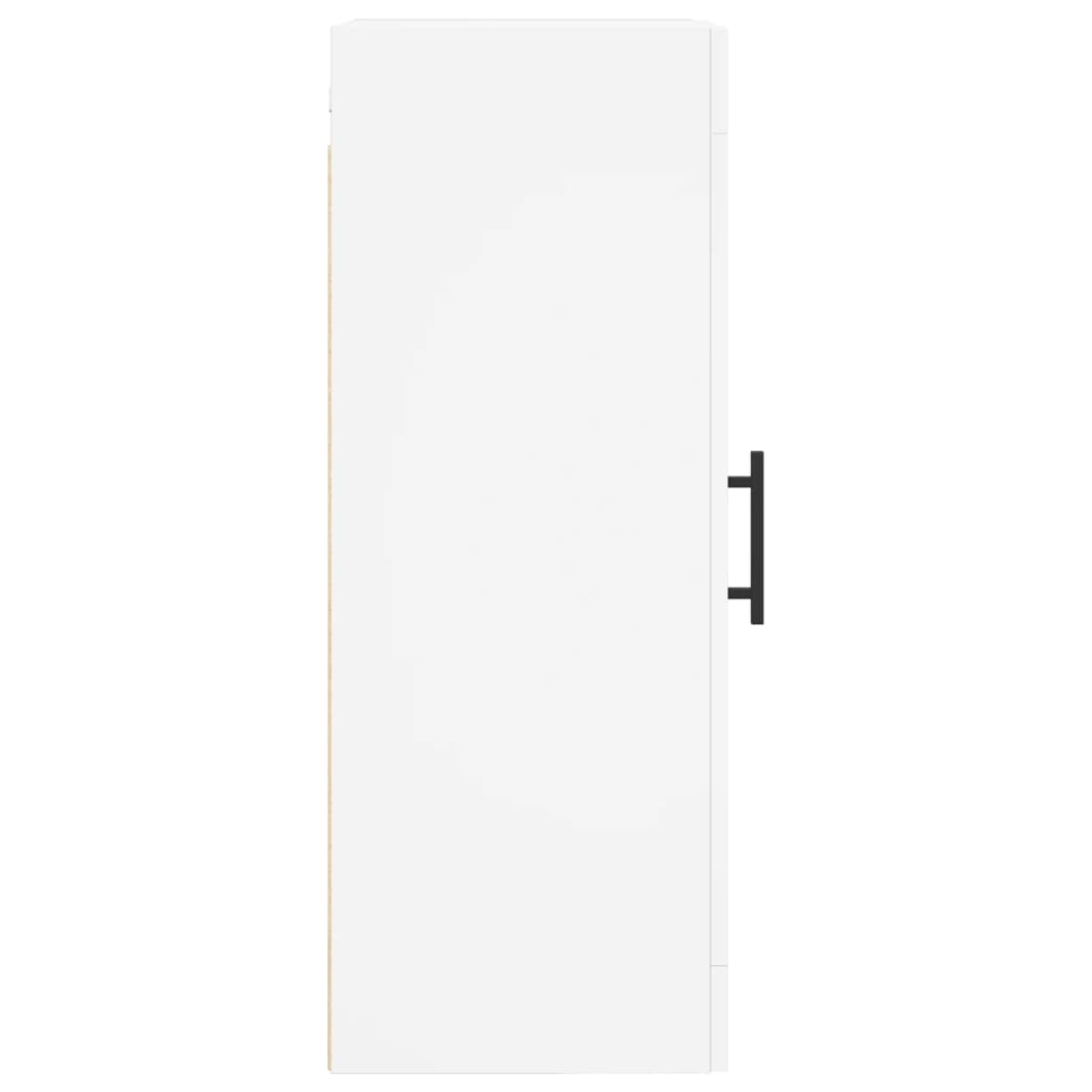 Armoire murale blanche 34,5x34x90 cm en bois