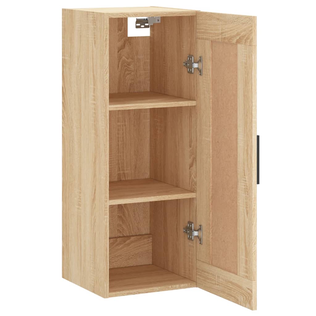 Wandschrank Sonoma-Eiche 34,5x34x90 cm Holzwerkstoff