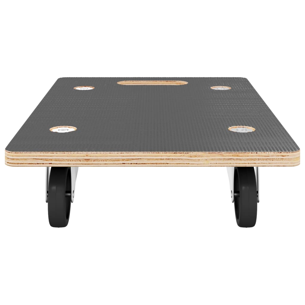 Transportroller 2 Stk. Rechteckig 80x55x11,5 cm 250 kg