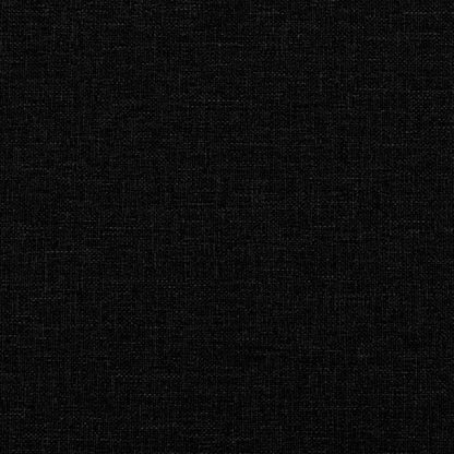 Tagesbett Schwarz 90x200 cm Stoff