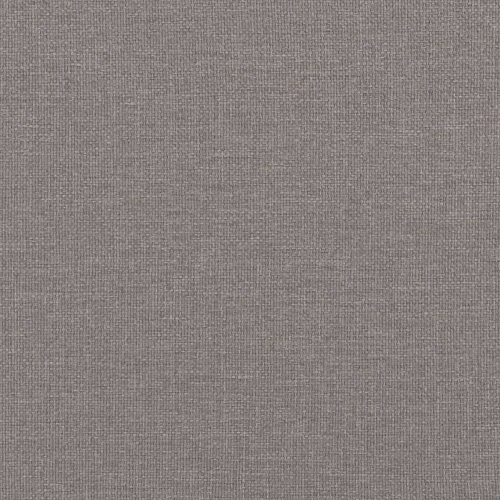 Tagesbett Taupe 90x200 cm Stoff