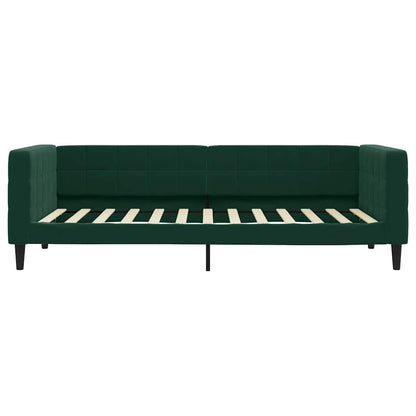 Tagesbett Dunkelgrün 90x200 cm Samt