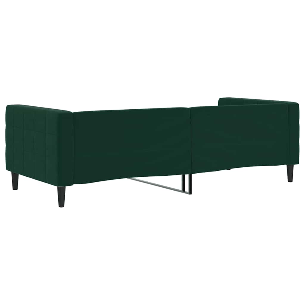 Tagesbett Dunkelgrün 90x200 cm Samt