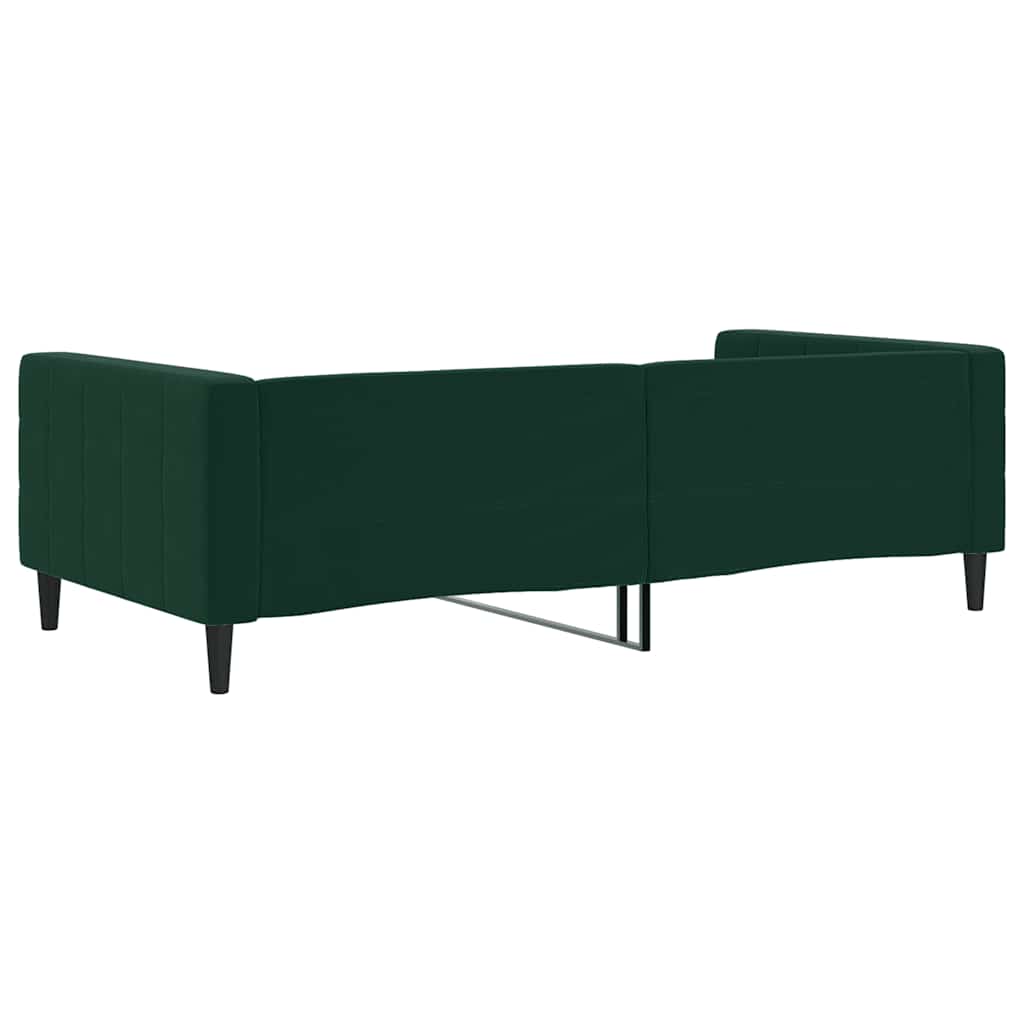 Tagesbett Dunkelgrün 100x200 cm Samt