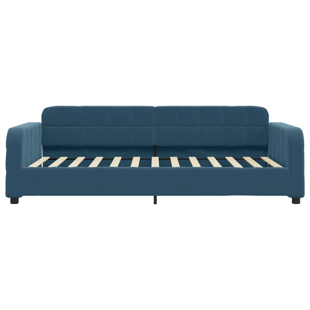Tagesbett Blau 90x200 cm Samt