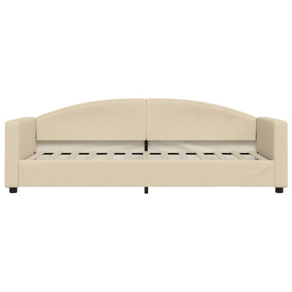 Tagesbett Creme 80x200 cm Stoff