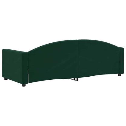Tagesbett Dunkelgrün 80x200 cm Samt