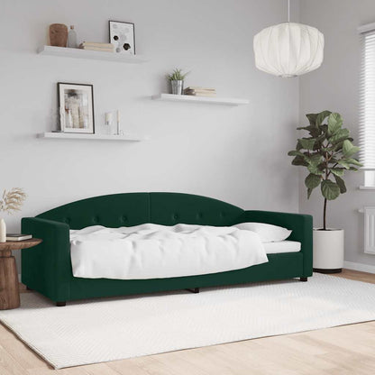 Tagesbett Dunkelgrün 80x200 cm Samt