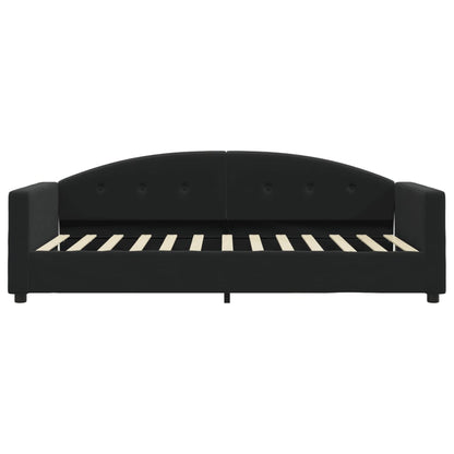 Tagesbett Schwarz 90x190 cm Samt
