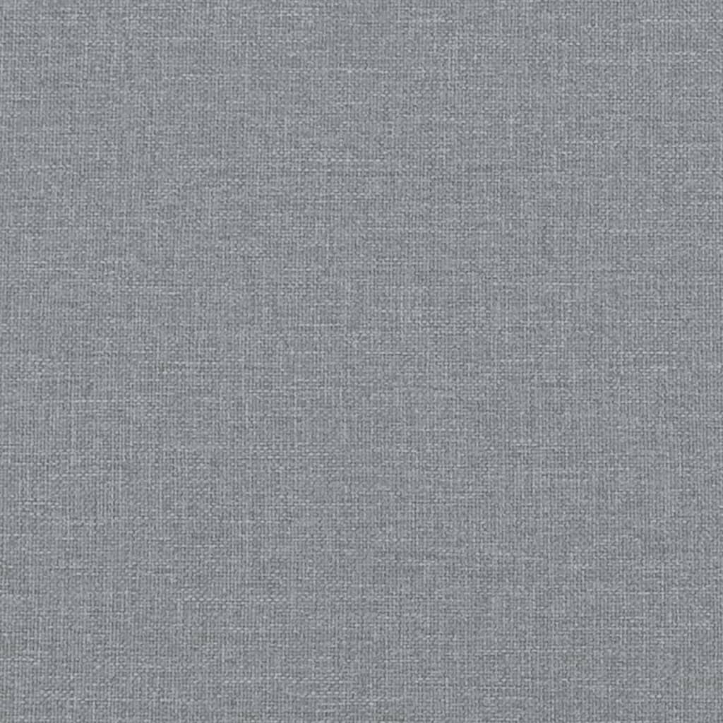 Lit de repos tissu gris clair 80x200 cm