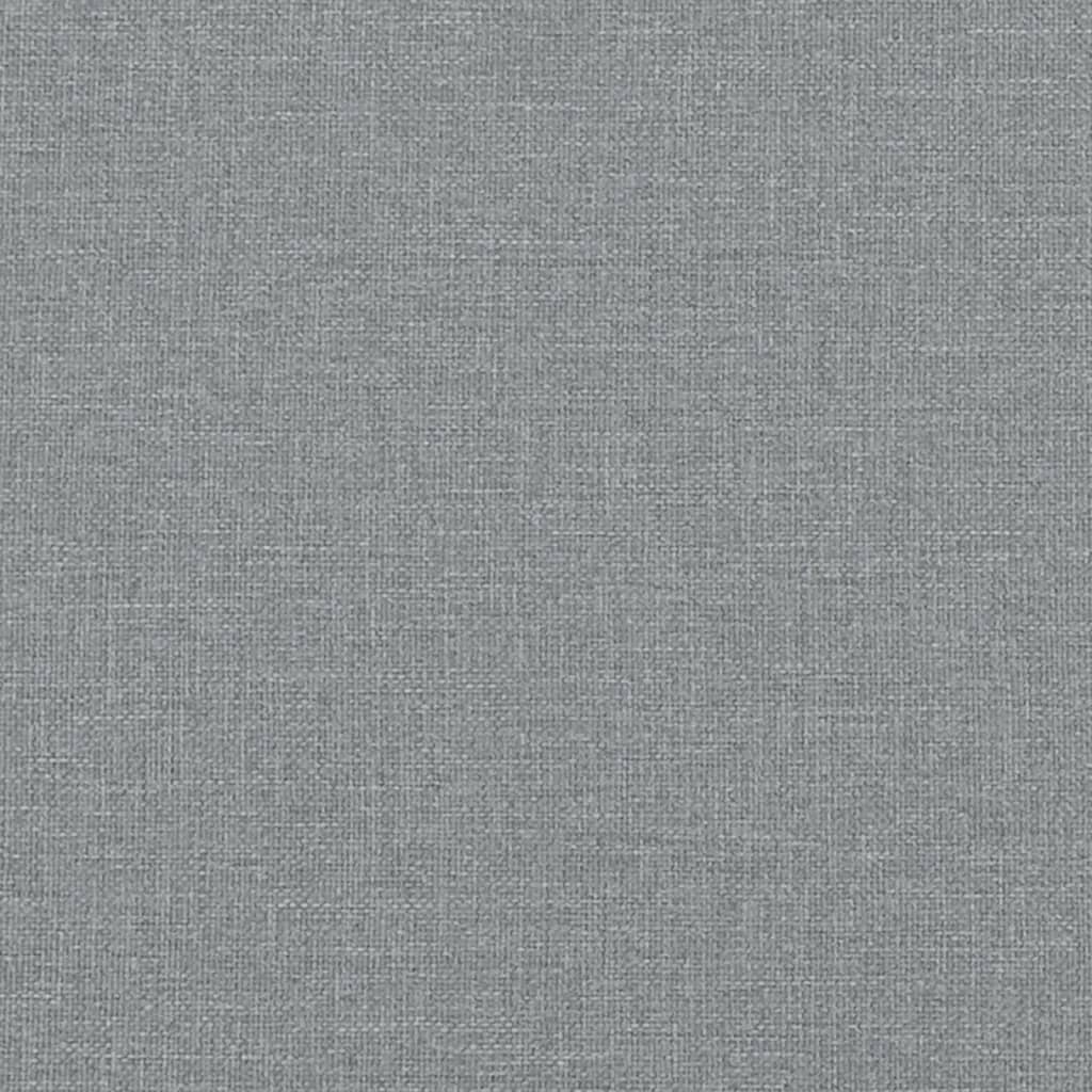 Lit de repos tissu gris clair 100x200 cm