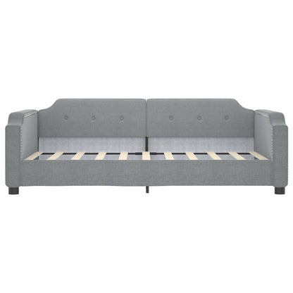 Tagesbett Hellgrau 80x200 cm Stoff