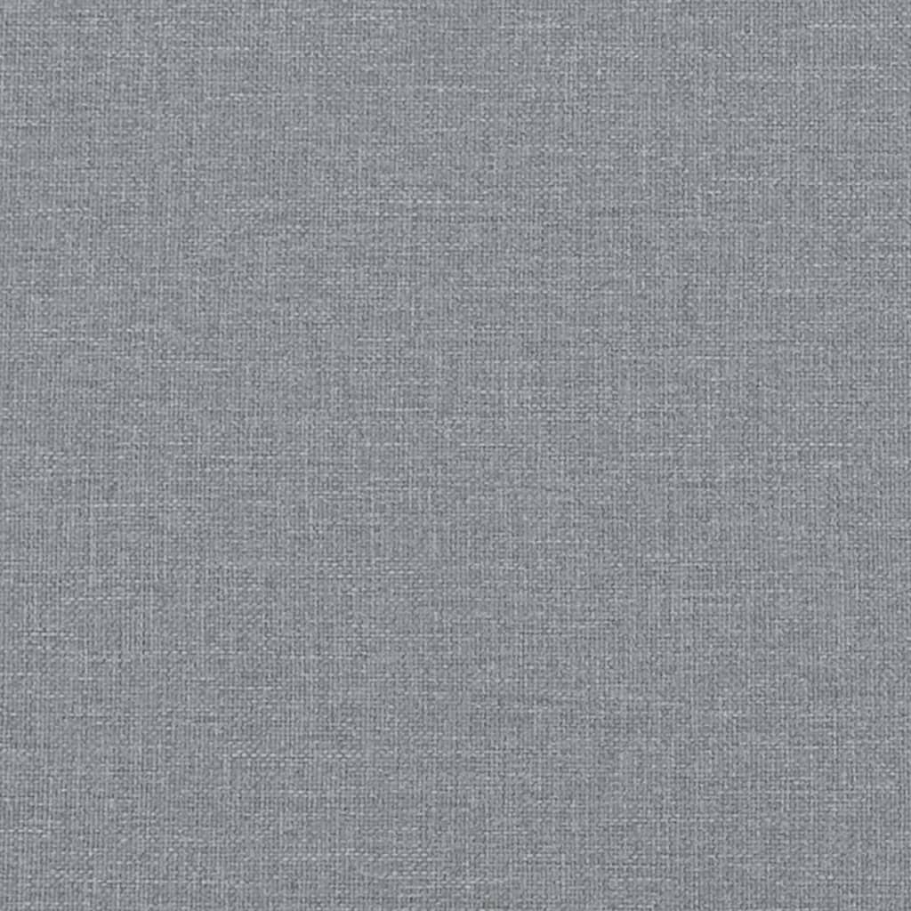 Lit de repos tissu gris clair 100x200 cm