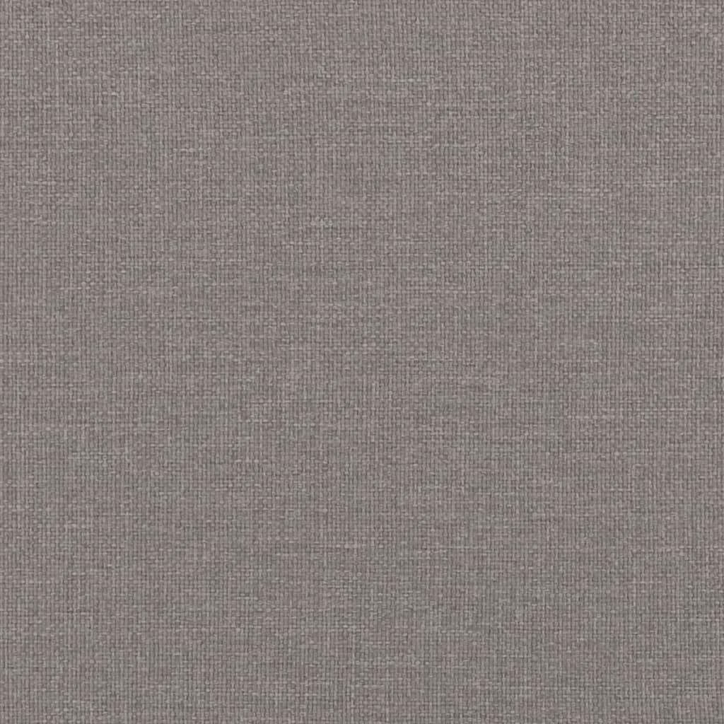 Lit de repos tissu taupe 100x200 cm