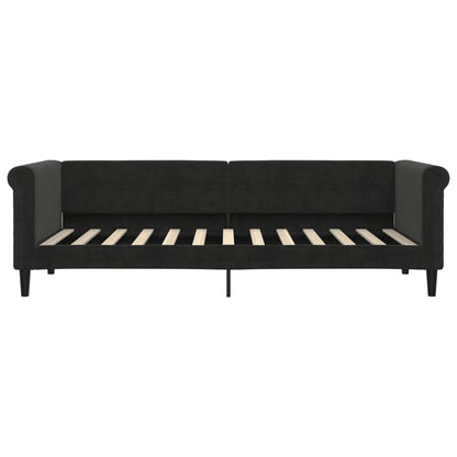 Tagesbett Schwarz 80x200 cm Samt