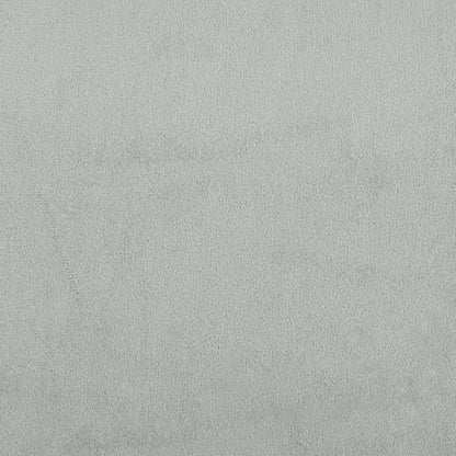 Tagesbett Hellgrau 100x200 cm Samt