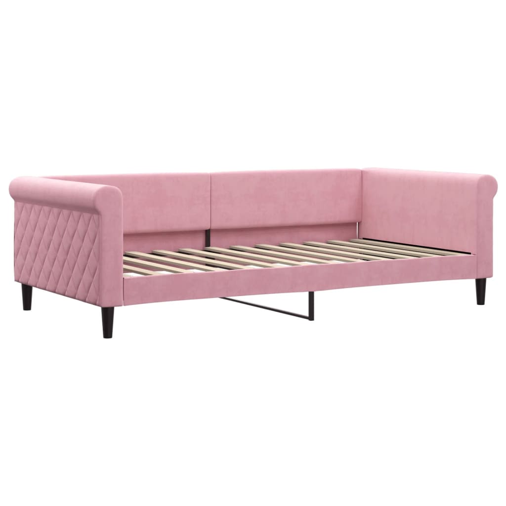 Tagesbett Rosa 100x200 cm Samt