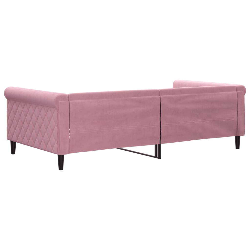 Tagesbett Rosa 100x200 cm Samt