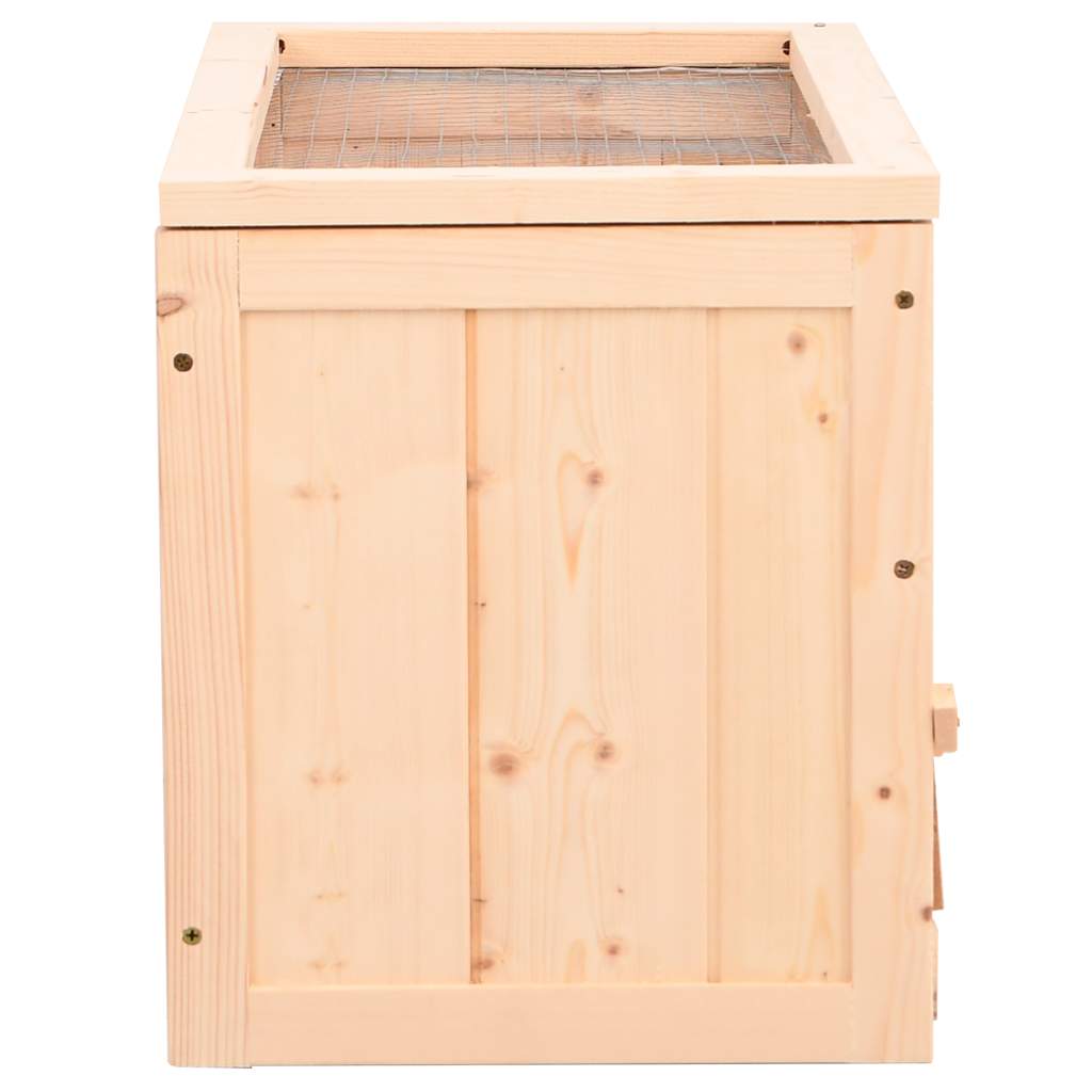 Hamsterkäfig 60x30x35 cm Massivholz Tanne