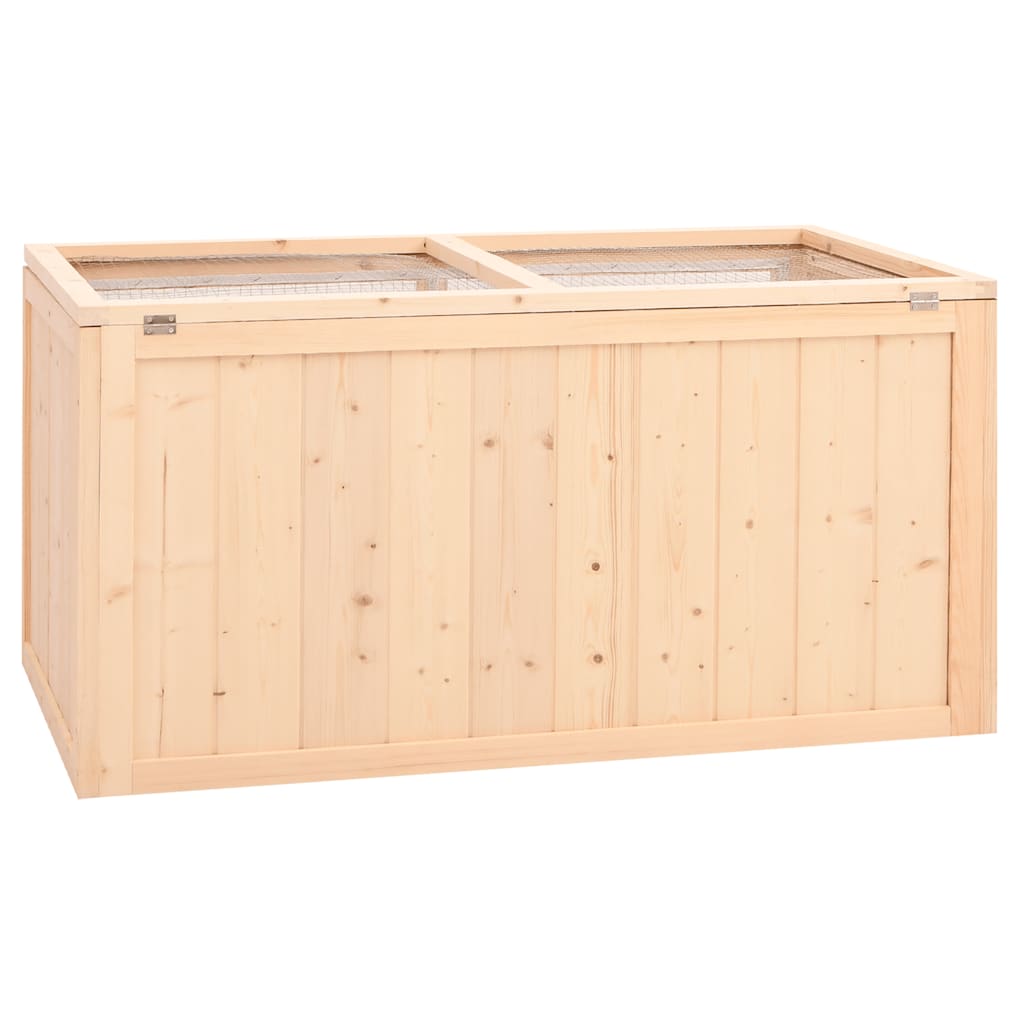 Hamsterkäfig 104 x 52 x 54 cm Massivholz Tanne