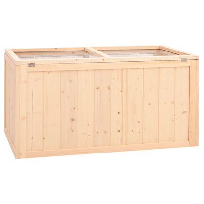 Hamsterkäfig 104 x 52 x 54 cm Massivholz Tanne