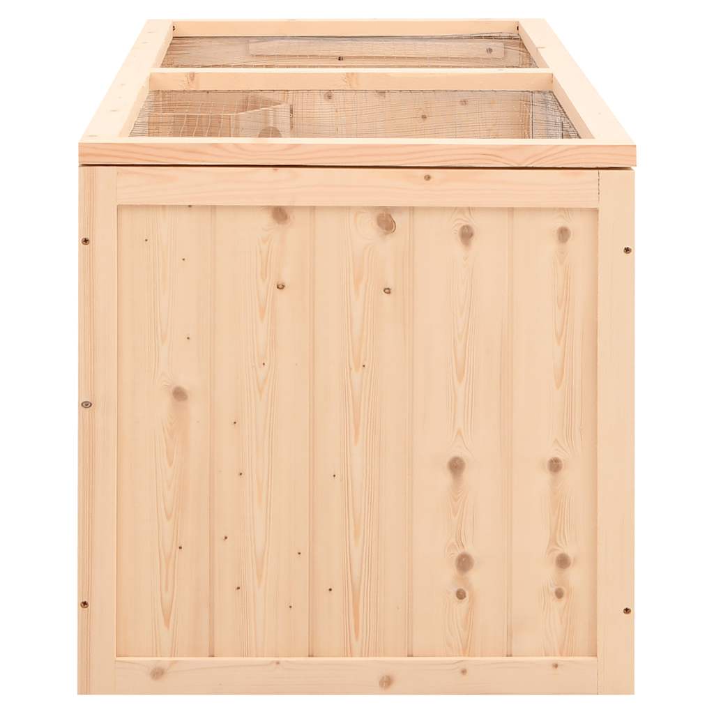 Hamsterkäfig 89,5x45x45 cm Massivholz Tanne