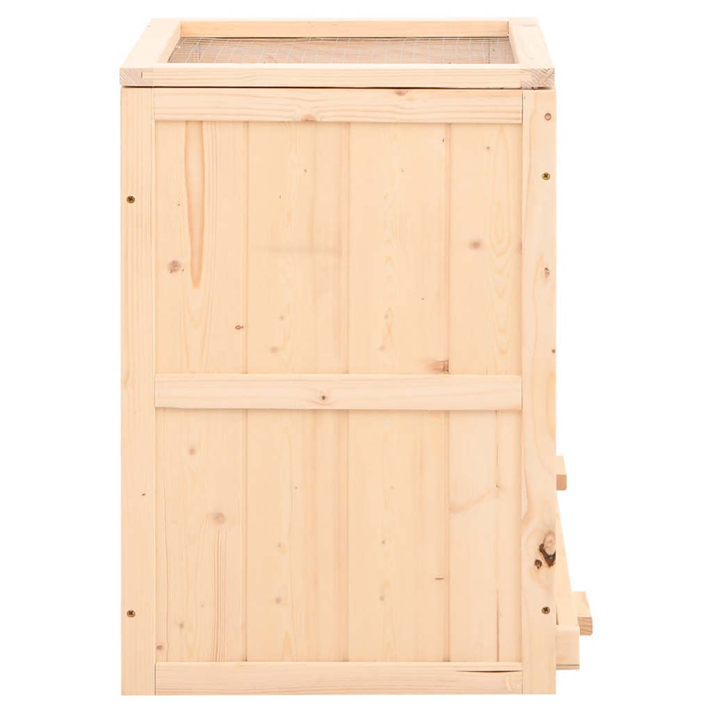 Hamsterkäfig 81x40x60 cm Massivholz Tanne