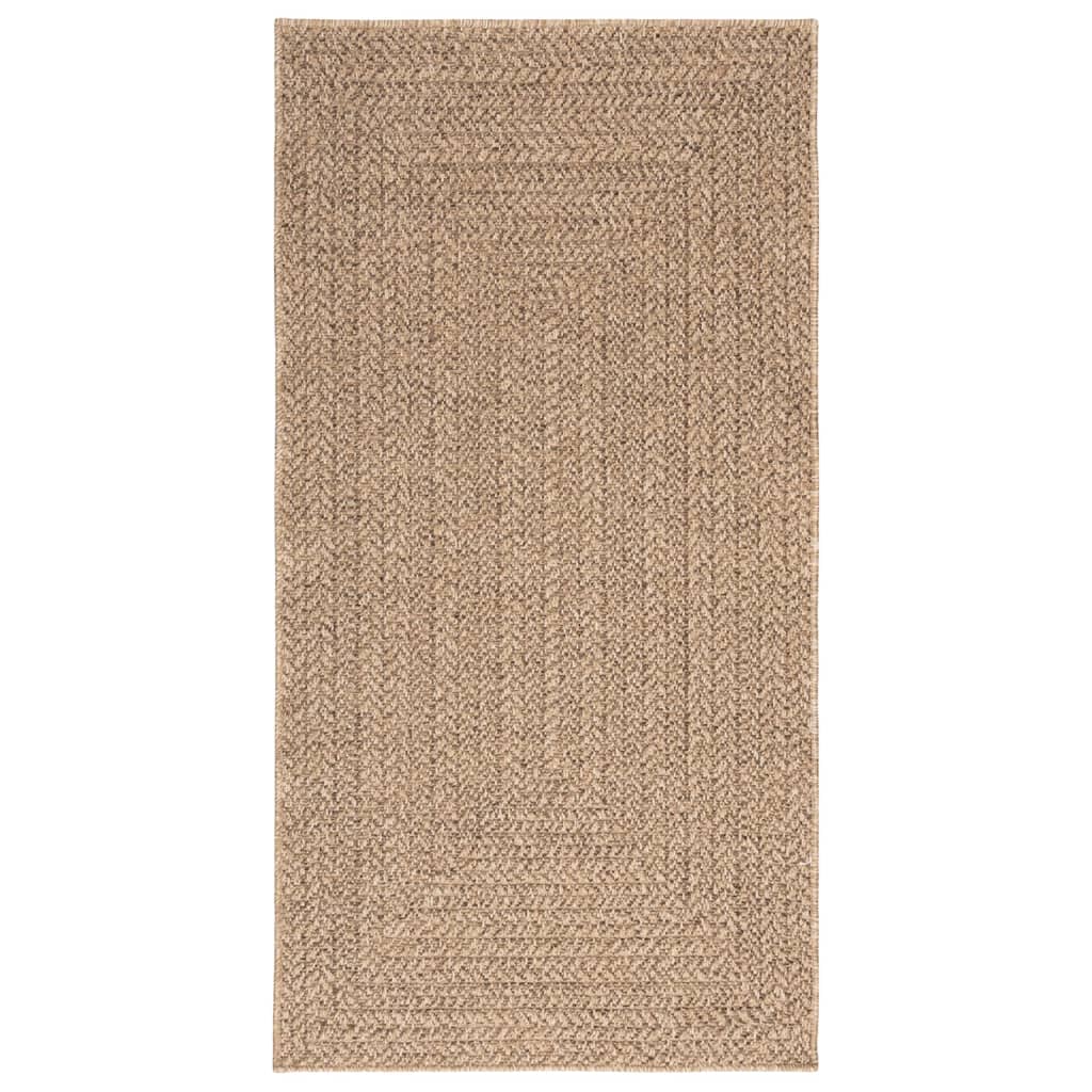 Teppich ZIZUR 80x150 cm Jute-Optik Indoor und Outdoor