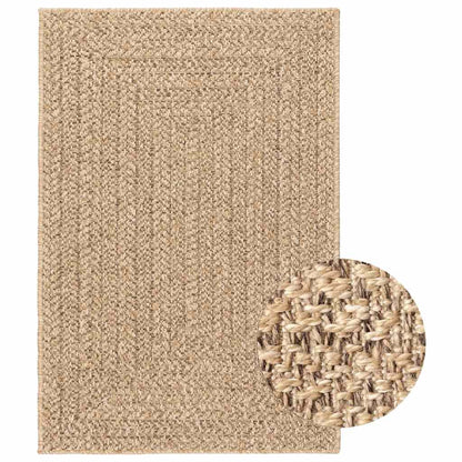 Teppich ZIZUR 120x170 cm Jute-Optik Indoor und Outdoor