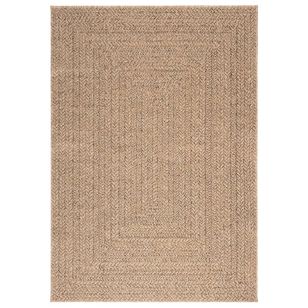 Teppich ZIZUR 120x170 cm Jute-Optik Indoor und Outdoor