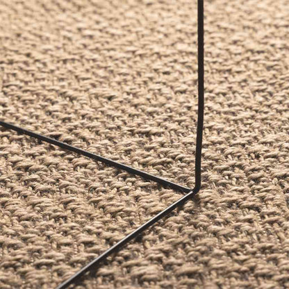 Teppich ZIZUR 120x170 cm Jute-Optik Indoor und Outdoor