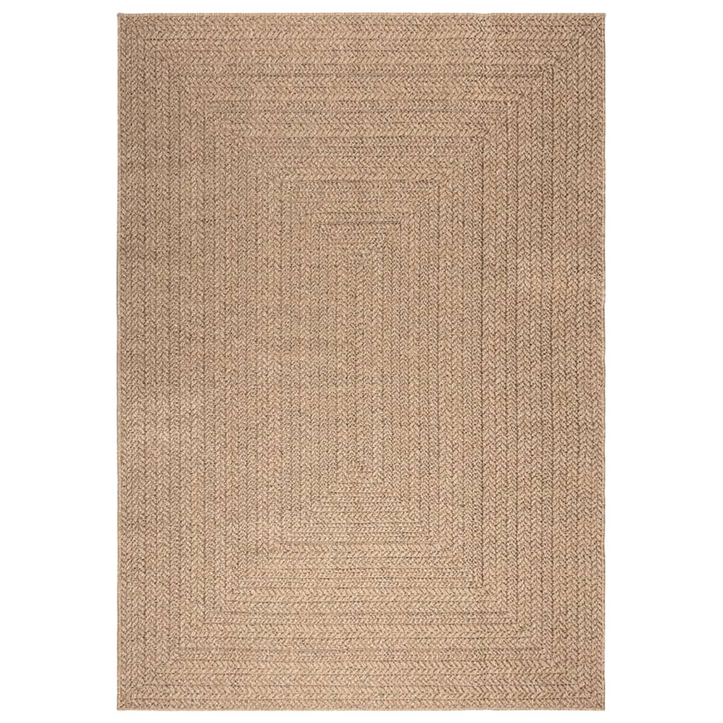 Teppich ZIZUR 160x230 cm Jute-Optik Indoor und Outdoor