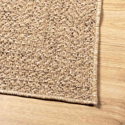 Teppich ZIZUR 160x230 cm Jute-Optik Indoor und Outdoor