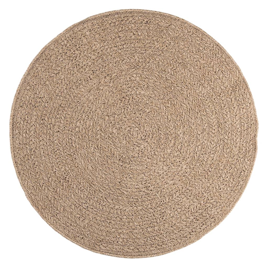 ZIZUR rug 120 cm jute look indoor and outdoor